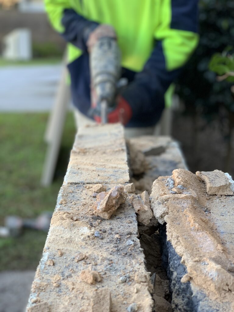 brick fence repair gold coast